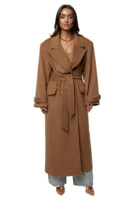 Women's Empire Longline Coat | Macy's