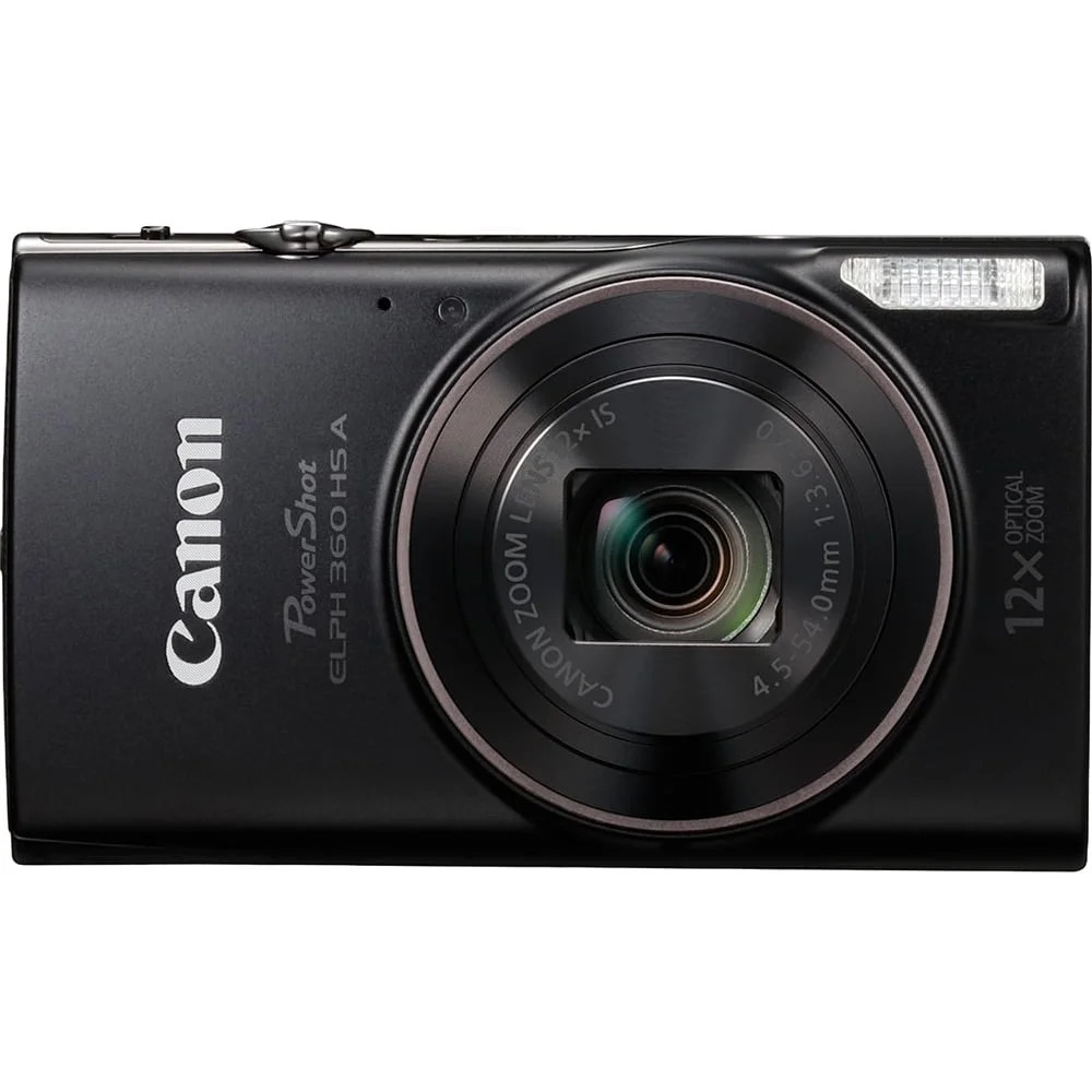 Canon PowerShot ELPH 360 HS A Digital Camera (Black) | Walmart (US)