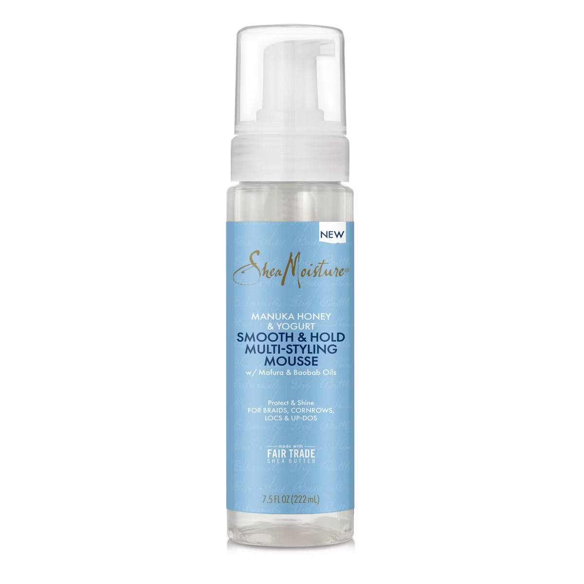 SheaMoisture Manuka Honey & Yogurt Smooth & Hold Multi-Styling Hair Mousse - 7.5 fl oz | Target