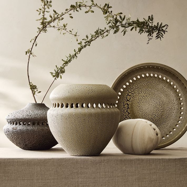 Brecken Ceramic Vases | West Elm (US)