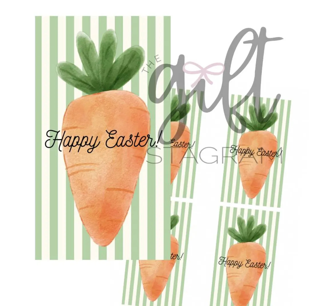Happy Easter! Gift Tag | DIGITAL DOWNLOAD | Easter Gift Tags | Easter Basket Gift Idea | Digital ... | Etsy (US)