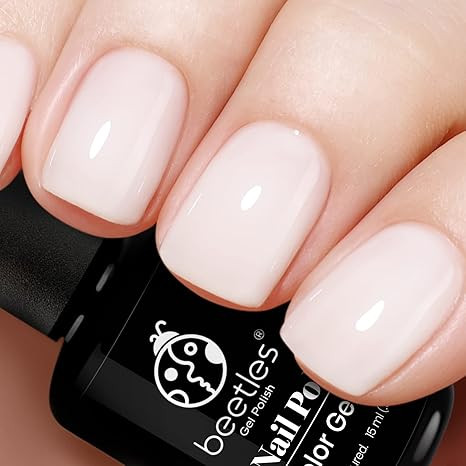 Beetles Neutral Gel Nail Polish 15ml Milky White Gel Polish Set Nude Color Translucent Nail Soak ... | Amazon (US)