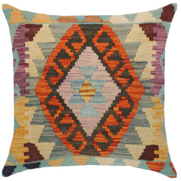 Cronk Geometric Wool Throw Pillow | Wayfair North America