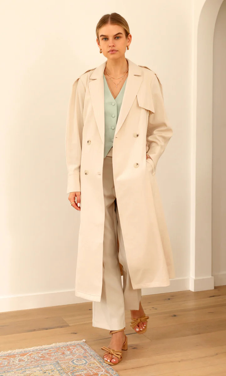 Edith Trench Coat | Greylin Collection | Women's Luxury Fashion Clothing 