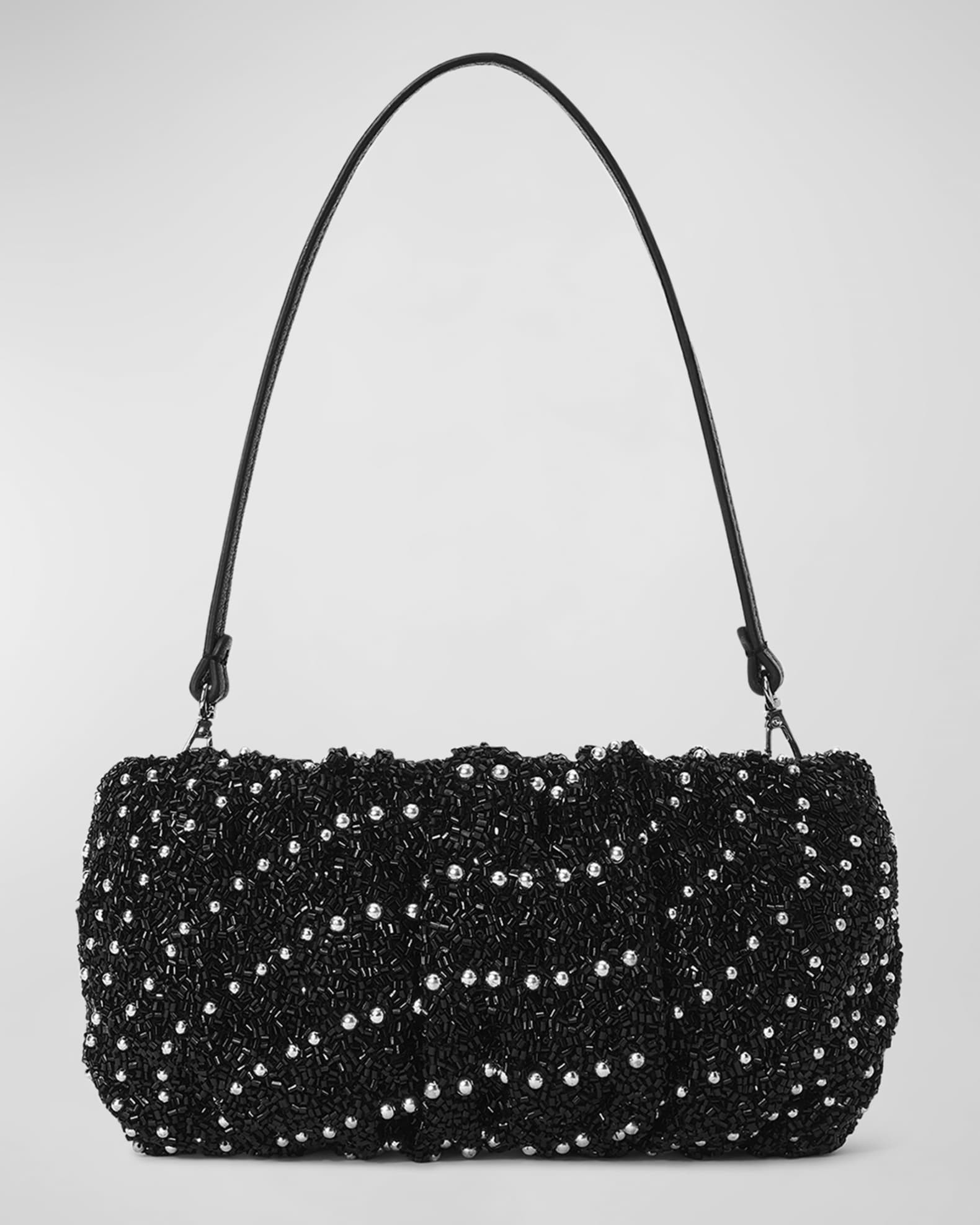 Bean Beaded Shoulder Bag | Neiman Marcus