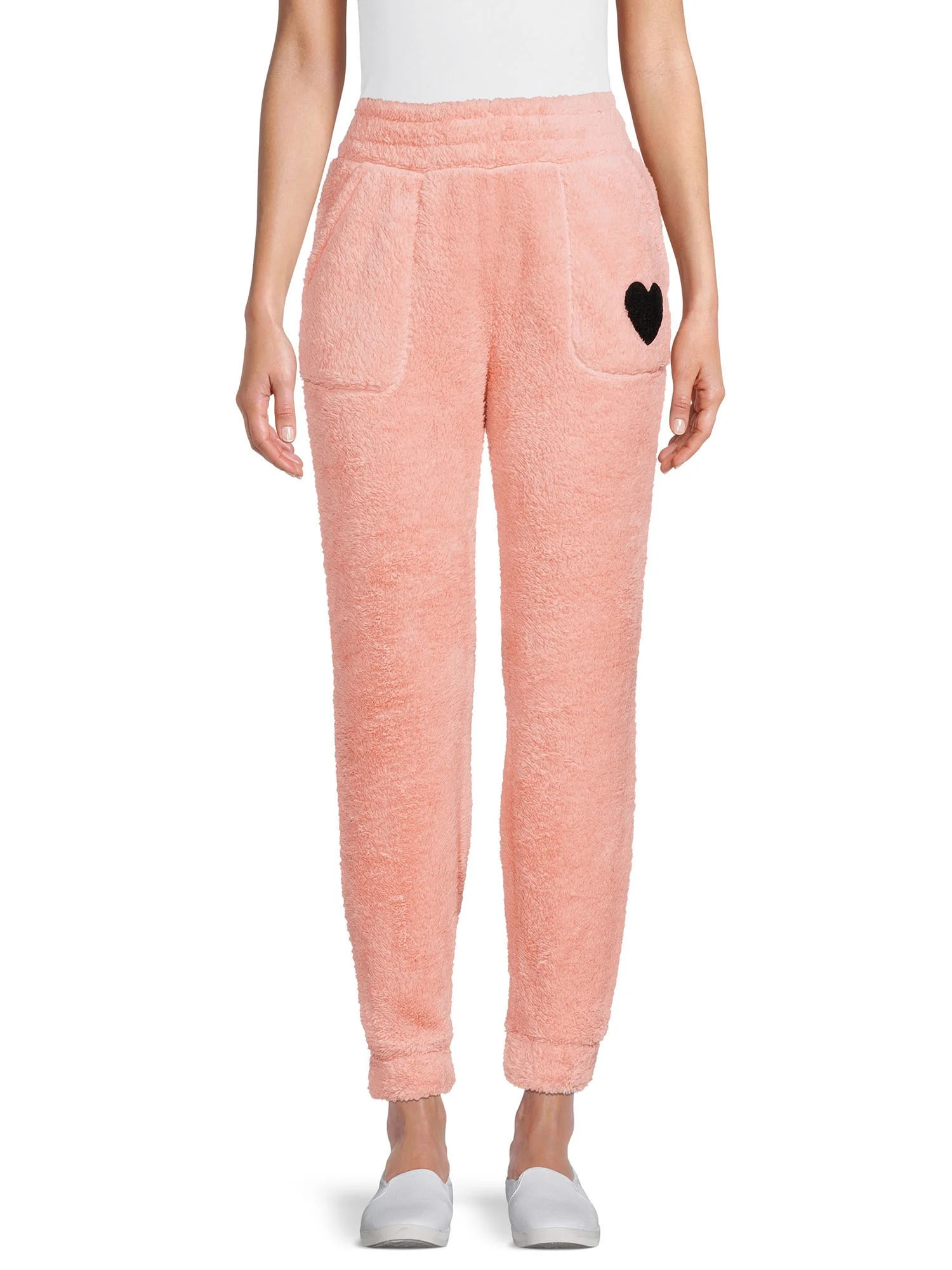 No Boundaries Juniors Puppet Plush Joggers - Walmart.com | Walmart (US)