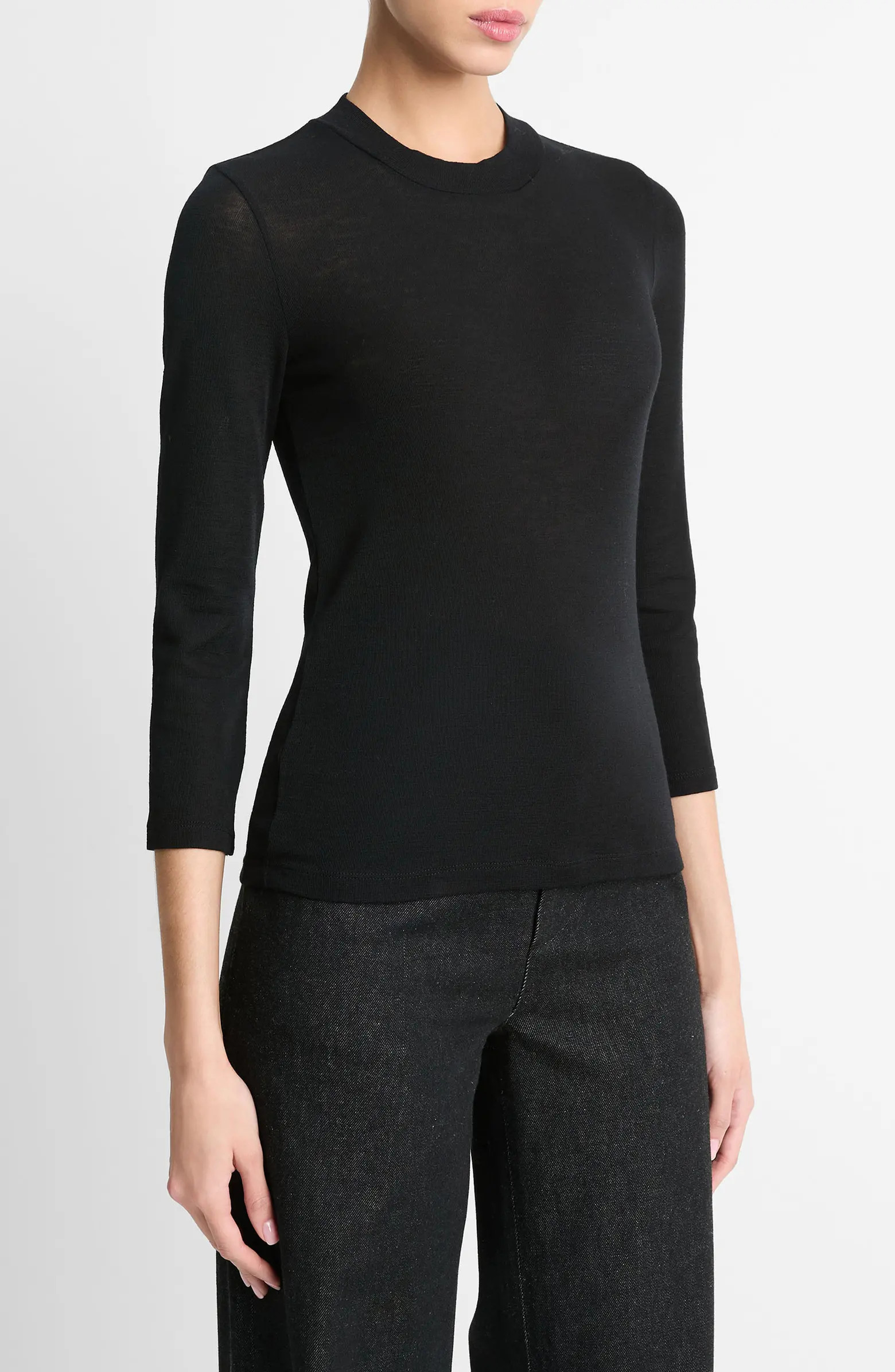 Crewneck Wool Top | Nordstrom