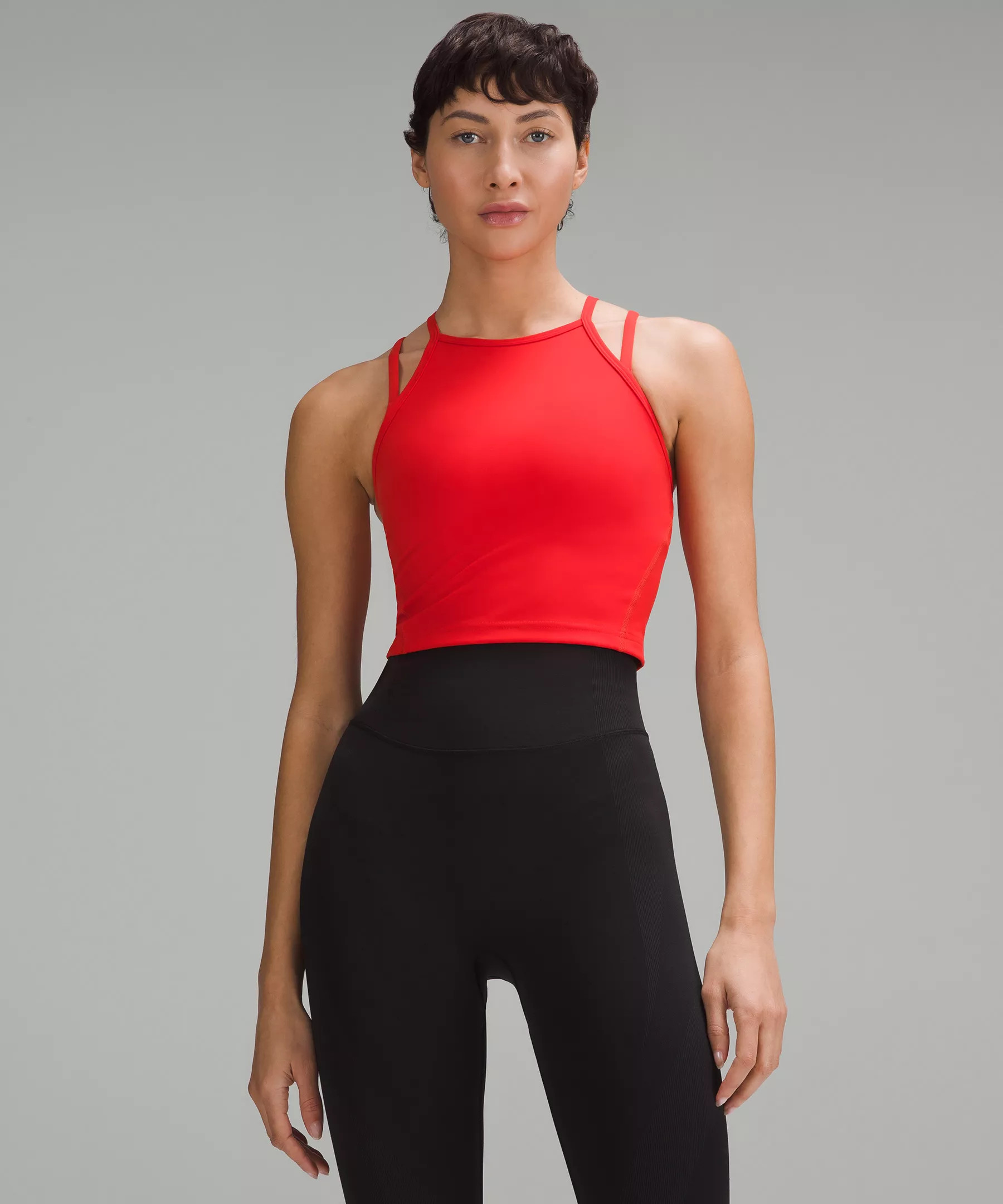 Wunder Train High-Neck Cross-Back Tank Top | Lululemon (US)