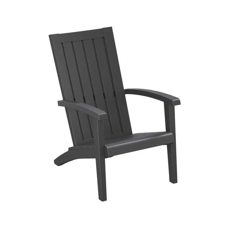 LHBcraft Outdoor Modern Adirondack Chair,HDPE Wood Grain Texture, Patio Ergonomic Design Chair,We... | Walmart (US)