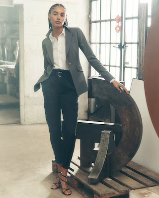 Extra High-Rise Pret Cargo Tapered Ankle Pant | White House Black Market