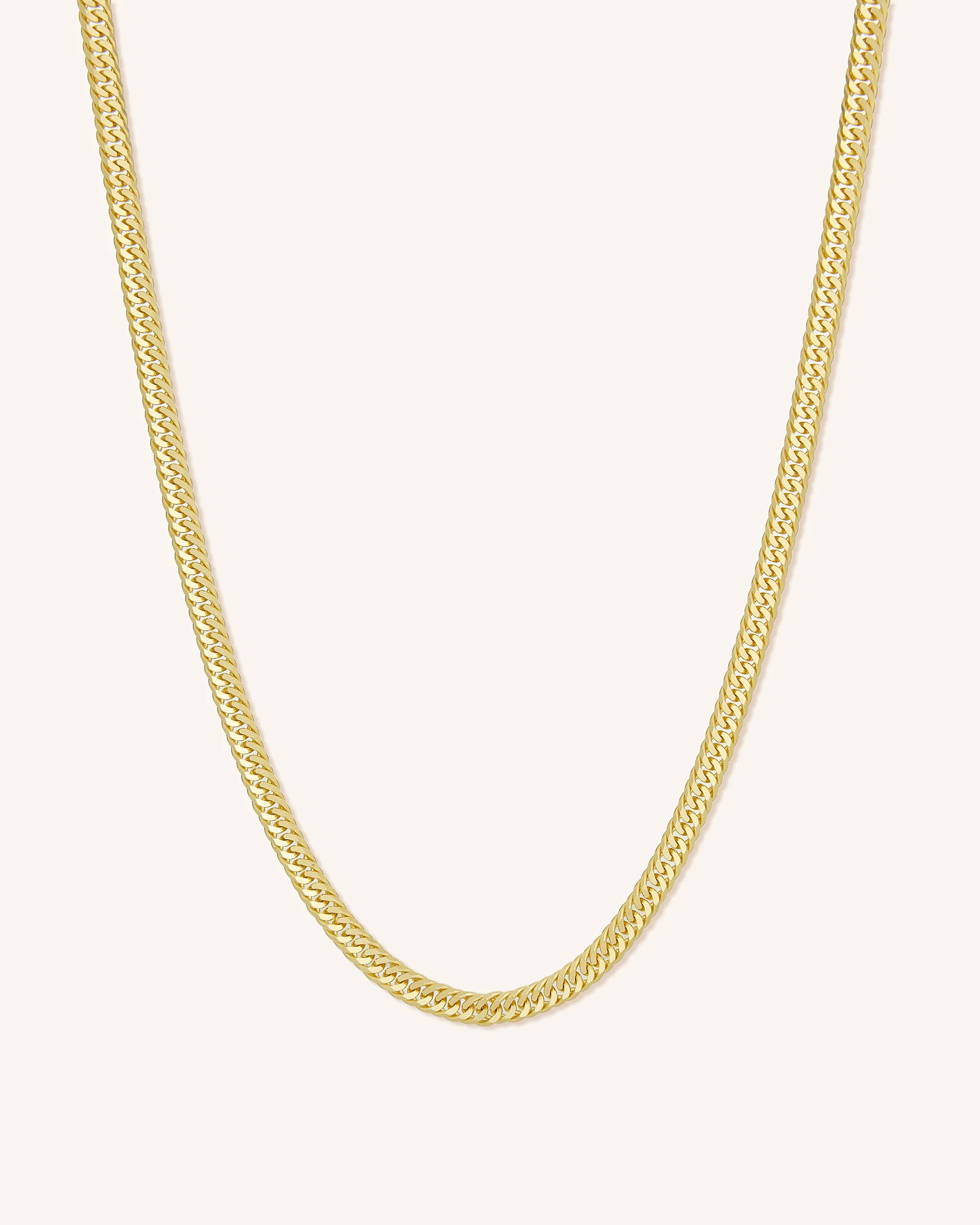 Curb Chain Necklace | PEACHMIND
