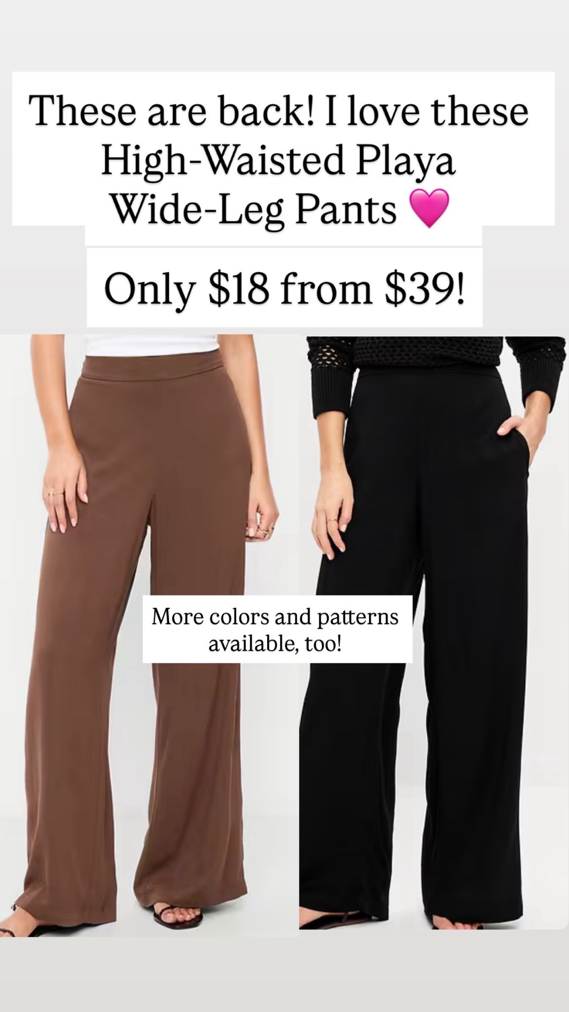These old navy playa pants are back! Only $18!!! 

#LTKSaleAlert