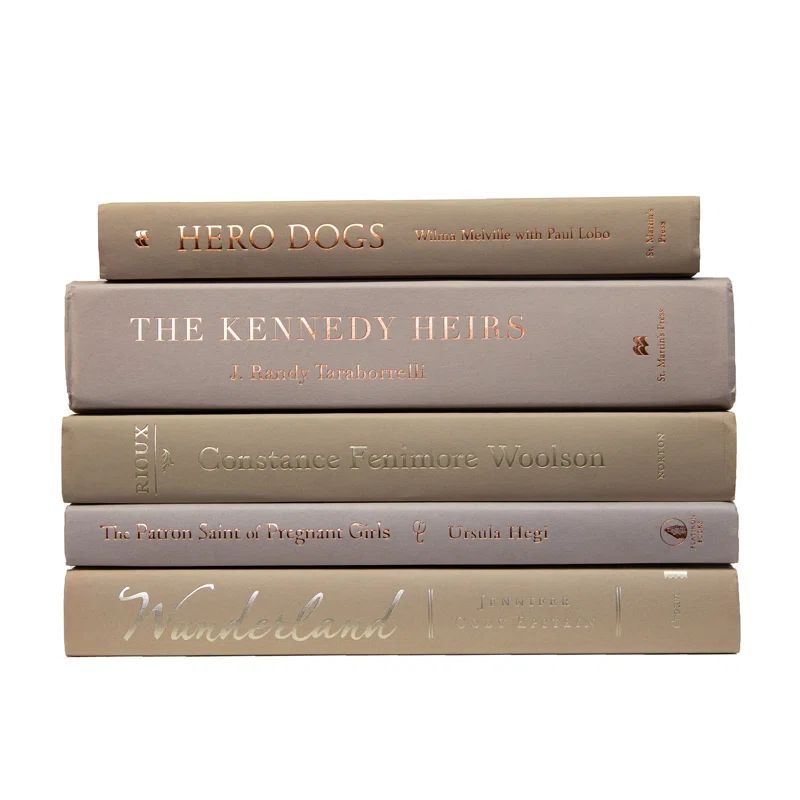 Modern Driftwood Book Stack, S/5 | Wayfair North America