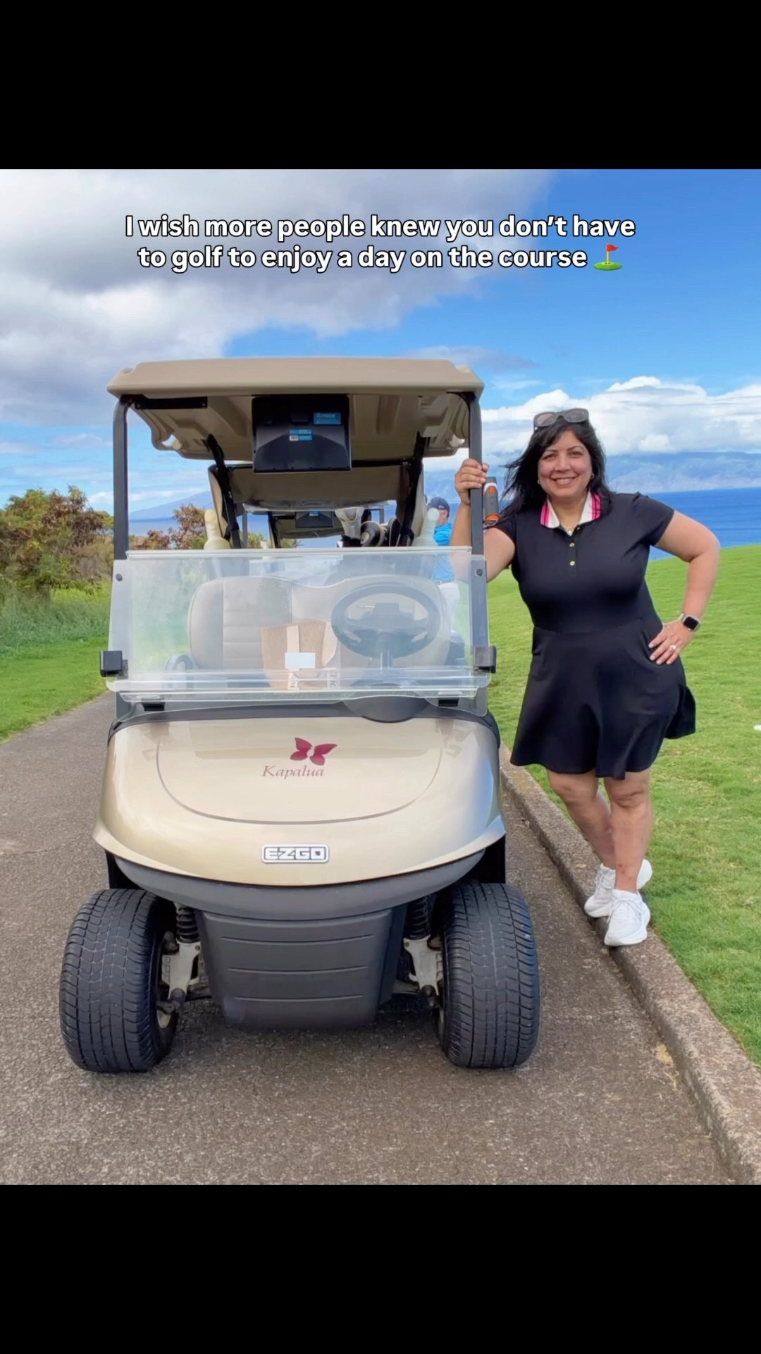 What I wore on vacation in Maui! Found this cute little golf dress to wear when I rode along at one of my husband’s favorite golf courses in Hawaii! Great activewear athleisure outfit for vacation, golf, pickleball, tennis or everyday wear while running errands! Comes with matching shorts to wear underneath the dress and the shorts have pockets! 

Lilly Pulitzer dress size large. Anine Bing baseball hat. Hoka Bondi 9 sneakers. Prada sunglasses. Kendra Scott necklace.

#LTKdayinmylife #LTKActive #LTKTravel
