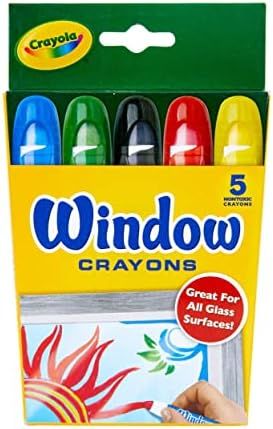 Crayola Washable Window Crayons - 5-count | Amazon (US)
