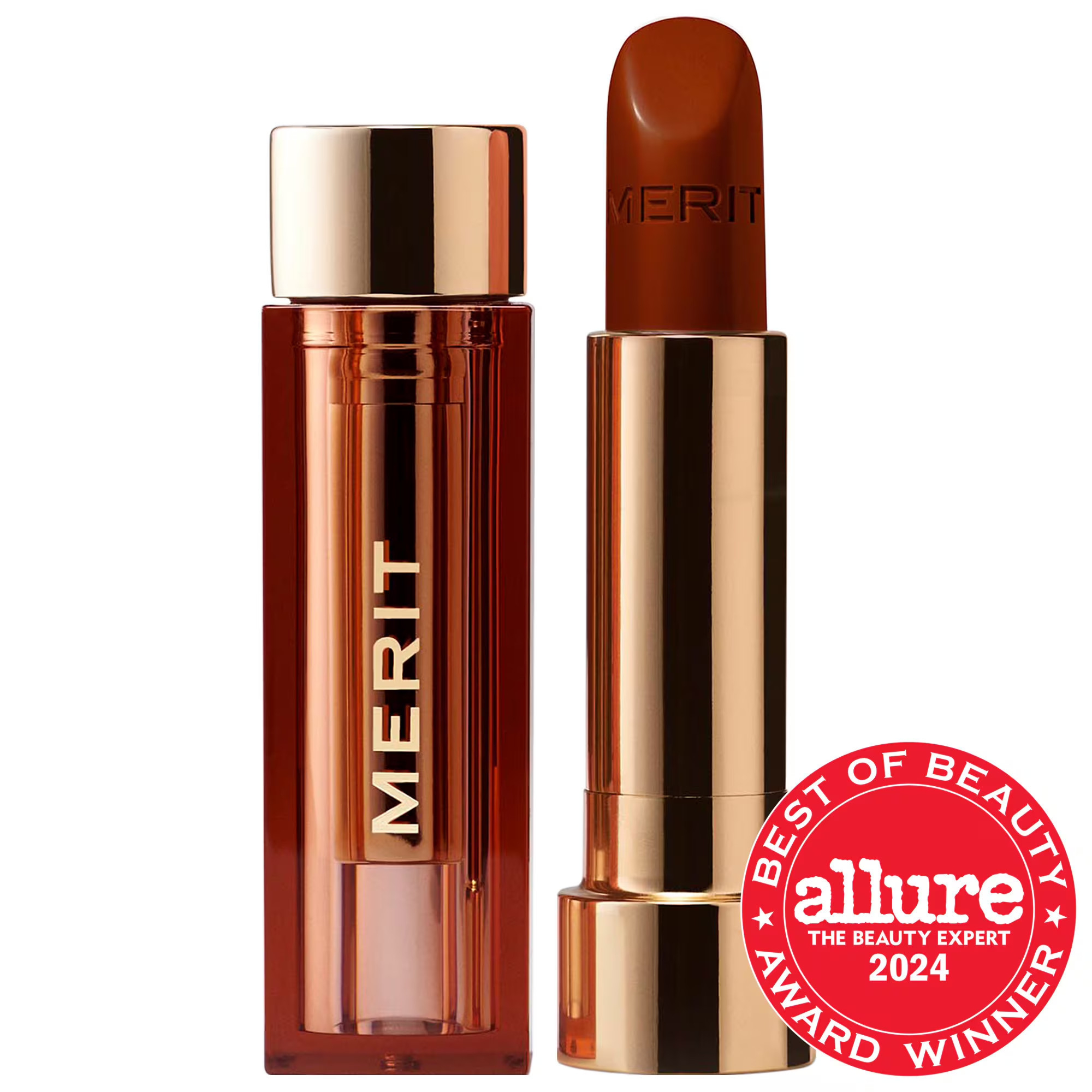 MERIT Signature Lip Lightweight Lipstick Tiger 0.10 oz/ 3 g | Sephora (US)