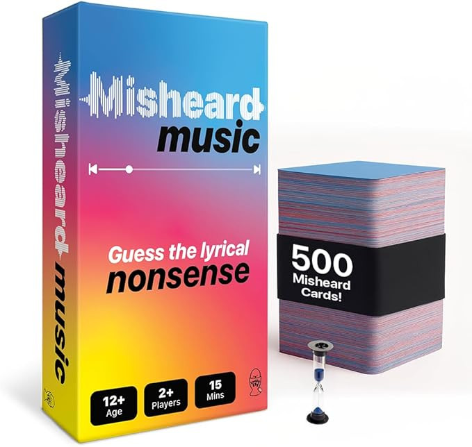 Lucky Egg The Original Misheard Music – Guess The Song or Artist with 500 Lyrical Nonsense Card... | Amazon (US)