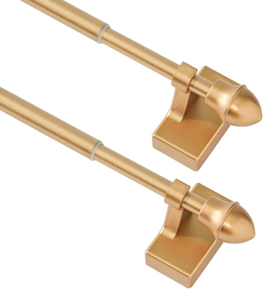 2 Pack Magnetic Curtain Rod for Metal Doors Windows,9 to 16 Inch,Multi-Use Adjustable Appliance f... | Amazon (US)