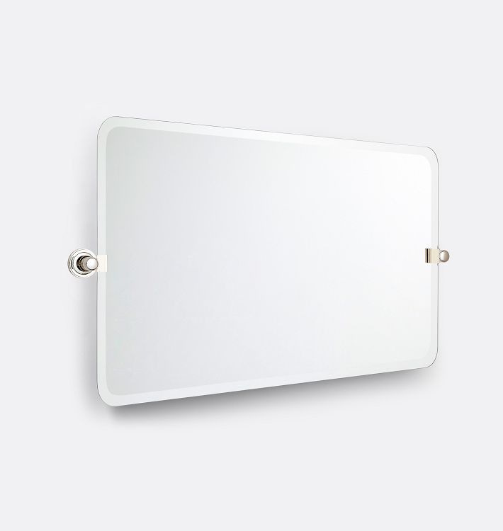 Rigdon Frameless Wide Rectangle Pivot Mirror | Rejuvenation