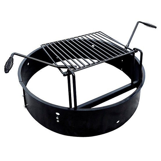 Yard Tuff  36 in. Fire Ring with Grate, Steel | Tractor Supply