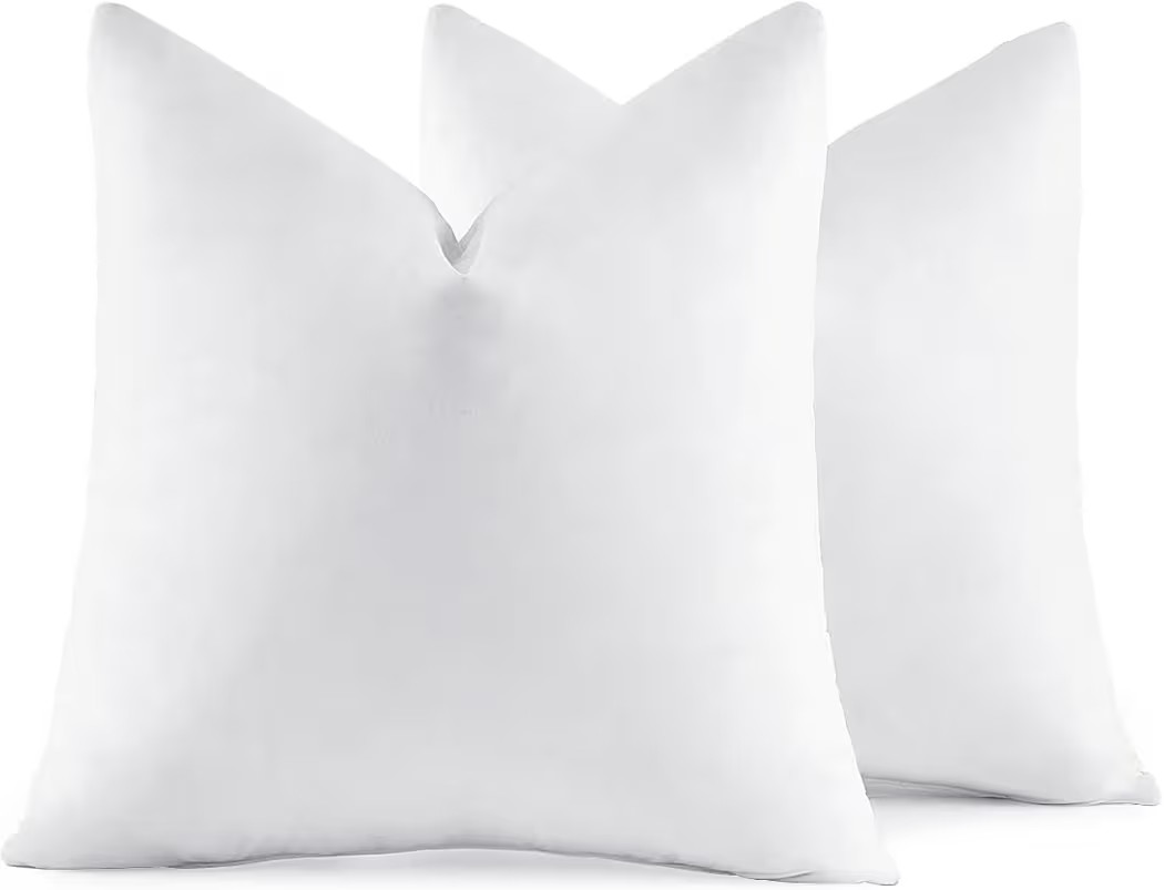 MIULEE 30x30 Pillow Inserts,Set of 2 Down Feather Throw Pillows for Couch Sofa Bed, Decorative Fl... | Amazon (US)