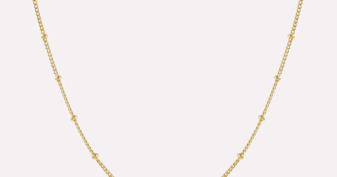 Small Ball Chain Necklace - Ana Gold | Ana Luisa