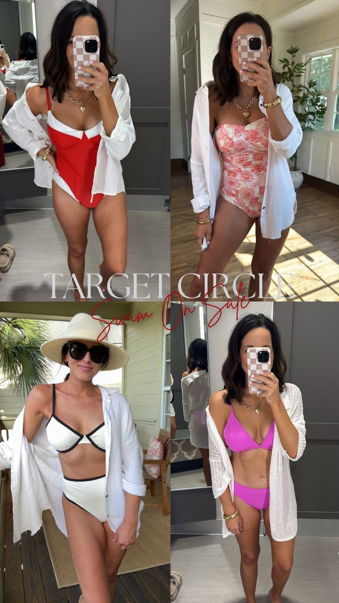 Target Circle is having an amazing deal on their swimwear! These are some of the piece that are worth you checking out and you’ll be reaching for year after year! 

#LTKPetite #LTKSaleAlert #LTKStyleTip