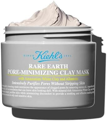 Kiehl's Rare Earth Pore Minimizer Face Mask, with Bentonite and Amazonian White Clay and Allantoi... | Amazon (US)