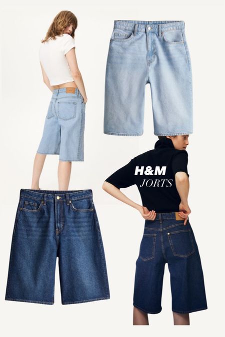 H&M denim long shorts Jorts 

#LTKeurope #LTKfindsunder50