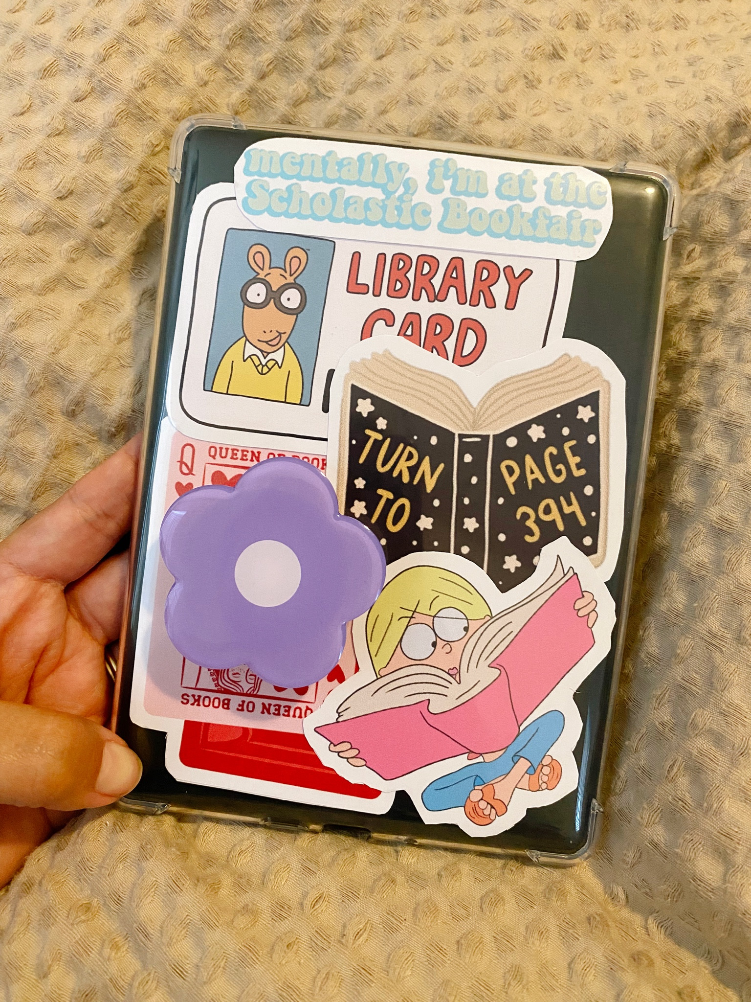 decorated my kindle paperwhite and loving the personalization! Pop socket is five below, linked similar options :) #kindle #kindlestickers #booktok #stickers #lizziemcguire #popsocket 

#LTKunder100 #LTKFind #LTKunder50