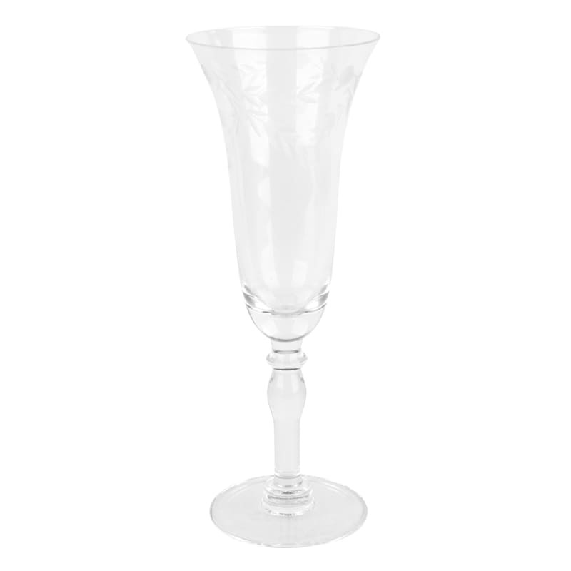 5oz Etched Stemmed Champagne Flute | At Home