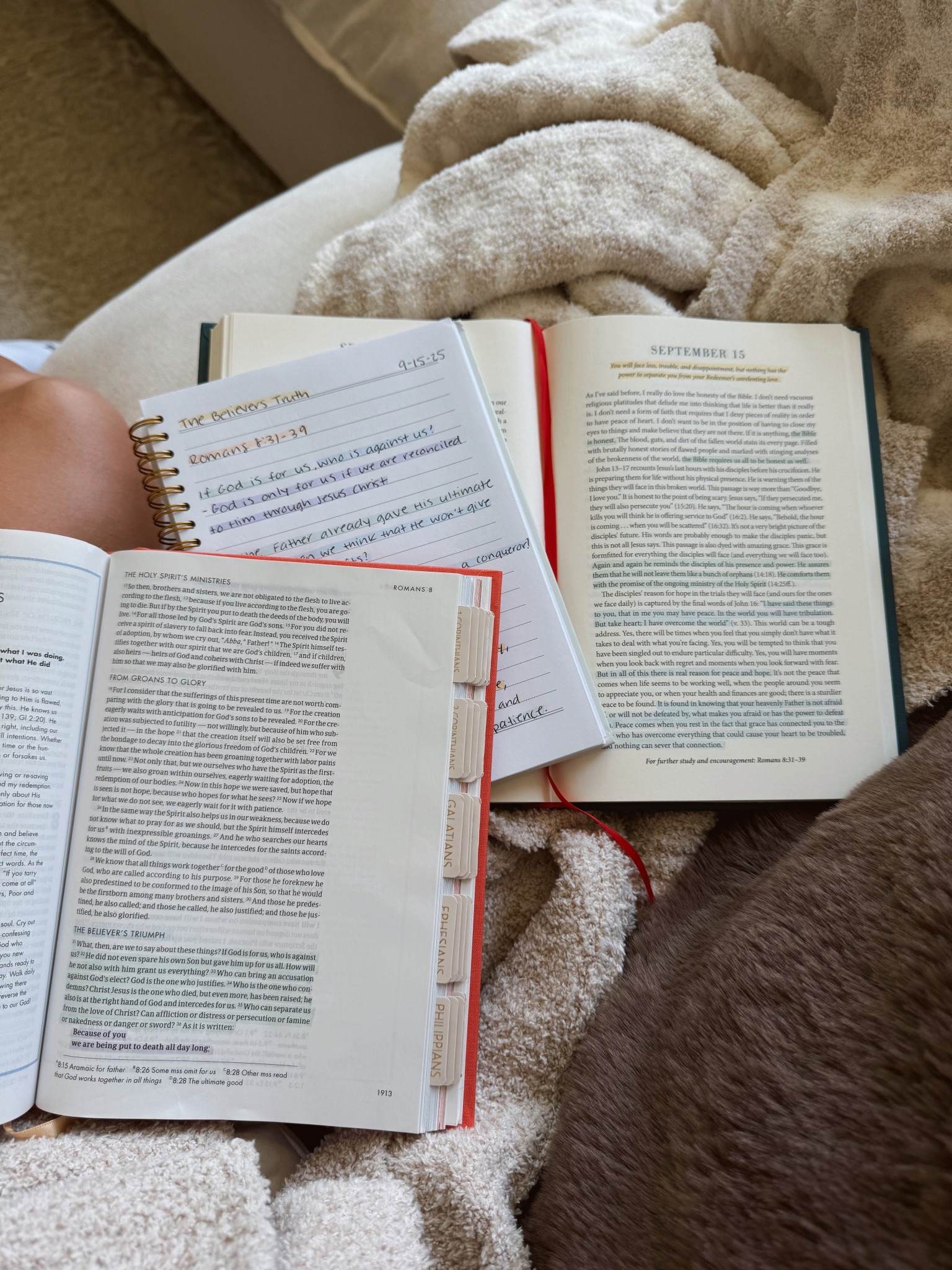 My favorite Bible, devotional & accessories 🖤