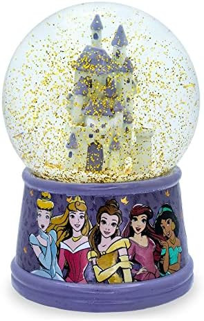 Silver Buffalo Disney Princess Light Up Snow Globe│Cinderella, Aurora, Belle, Ariel, and Jasmin... | Amazon (US)