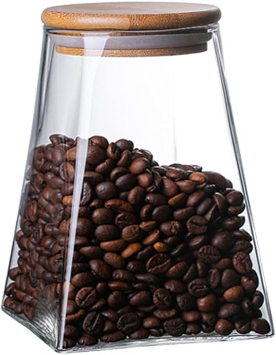 Glass Jars with Lids, Candy Jar with Lid, Coffee jar for Counter, Jar with Airtight Lids, Clear G... | Amazon (US)