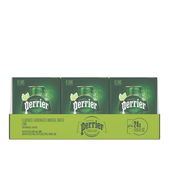 Perrier Lime | 11 oz Cans 24 Pack | ReadyRefresh | ReadyRefresh