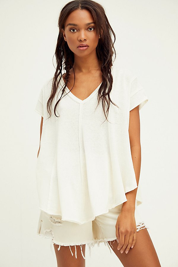 Sammie Tee by We The Free at Free People, Diamond, XS | Free People (Global - UK&FR Excluded)
