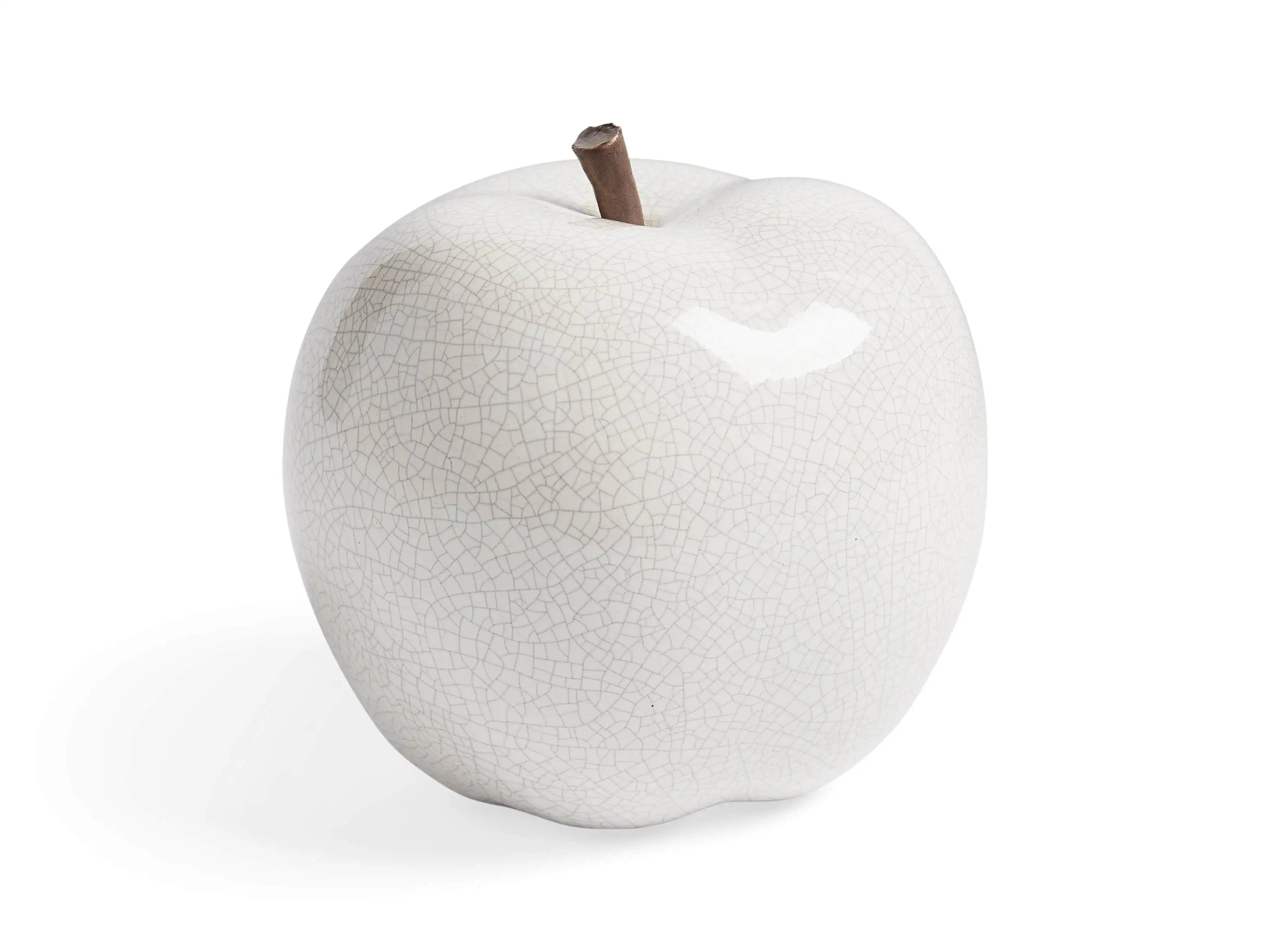 White Ceramic Apple | Arhaus | Arhaus