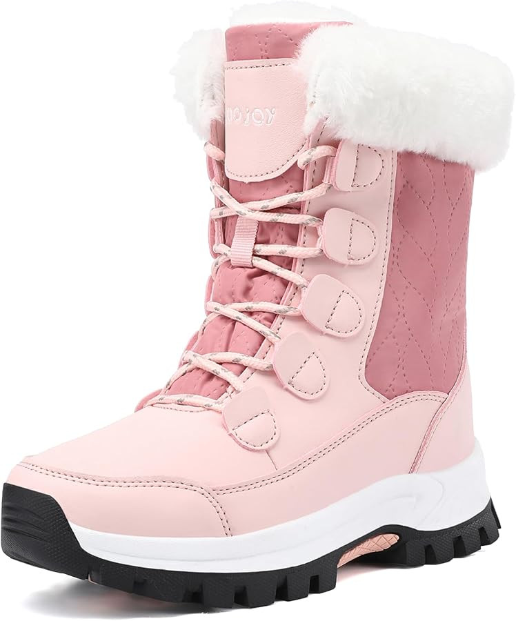 Womens Winter Snow Boots Waterproof Shoes Walking Comfortable Hiking Tennis Booties Furry ... | Amazon (US)