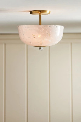 Marguerite Dotted Glass Flush Mount | Anthropologie (US)