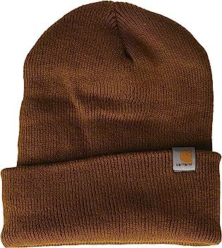 Carhartt Mens Knit Insulated Logo Graphic Cuffed Beanie | Amazon (US)