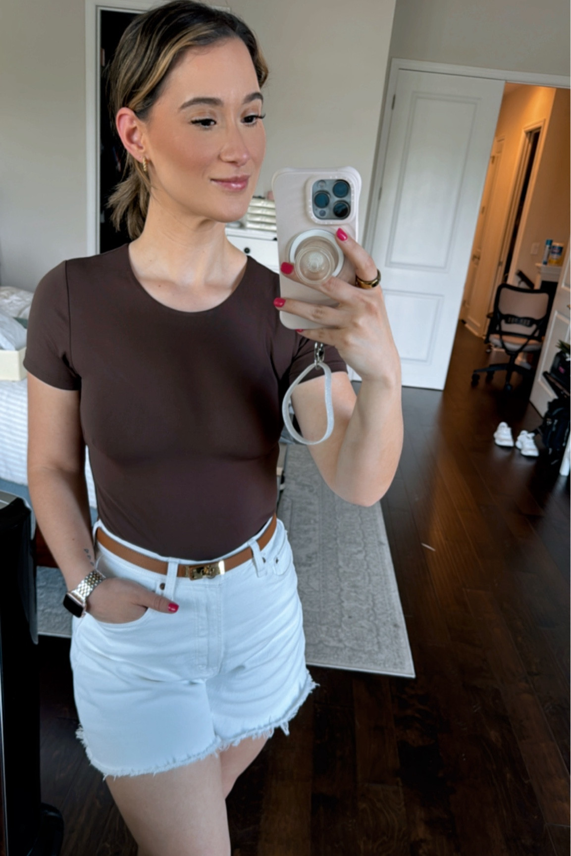 Dad shorts from Abercrombie 
Abercrombie shorts
Dad shorts 
Aritzia body suit 

#LTKFindsUnder100 #LTKStyleTip #LTKBeauty