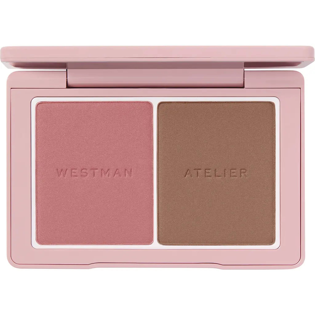 Westman Atelier Baby Cheeks + Face Trace Sculpting Powder Duo in Petal/Biscuit at Nordstrom, Size 0.17 Oz | Nordstrom