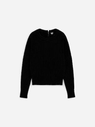 Zip-Detail Wool Jumper | Arket UK