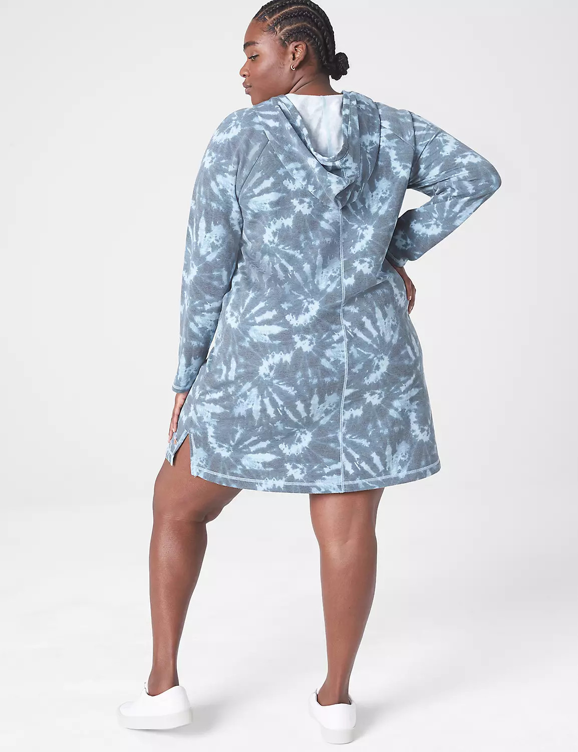 LIVI CozySoft V-Neck Hooded Dress | LaneBryant | Lane Bryant (US)