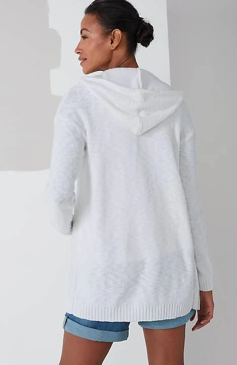 Hooded Open-Front Cardi | J. Jill
