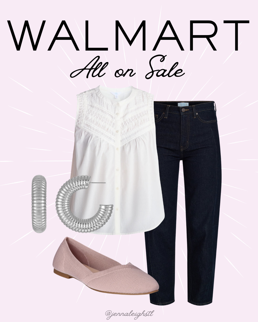 This entire look is on sale at Walmart right now. 

 #LTKootd #LTKSaleAlert #LTKWorkwear