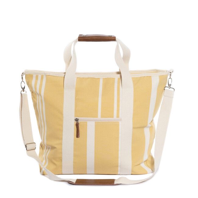 Business & Pleasure Co. | Cooler Tote Bag, Vintage Yellow Stripe | Maisonette | Maisonette