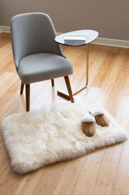 Overland 2' x 3' Premium Australian Sheepskin Rug, CHAMPAGNE, Size 1 Size | Overland