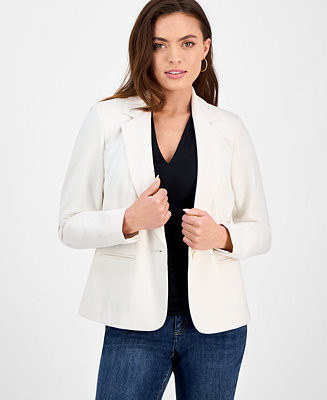 I.N.C. International Concepts Petite Ponte Blazer, Created for Macy's - Macy's | Macy's