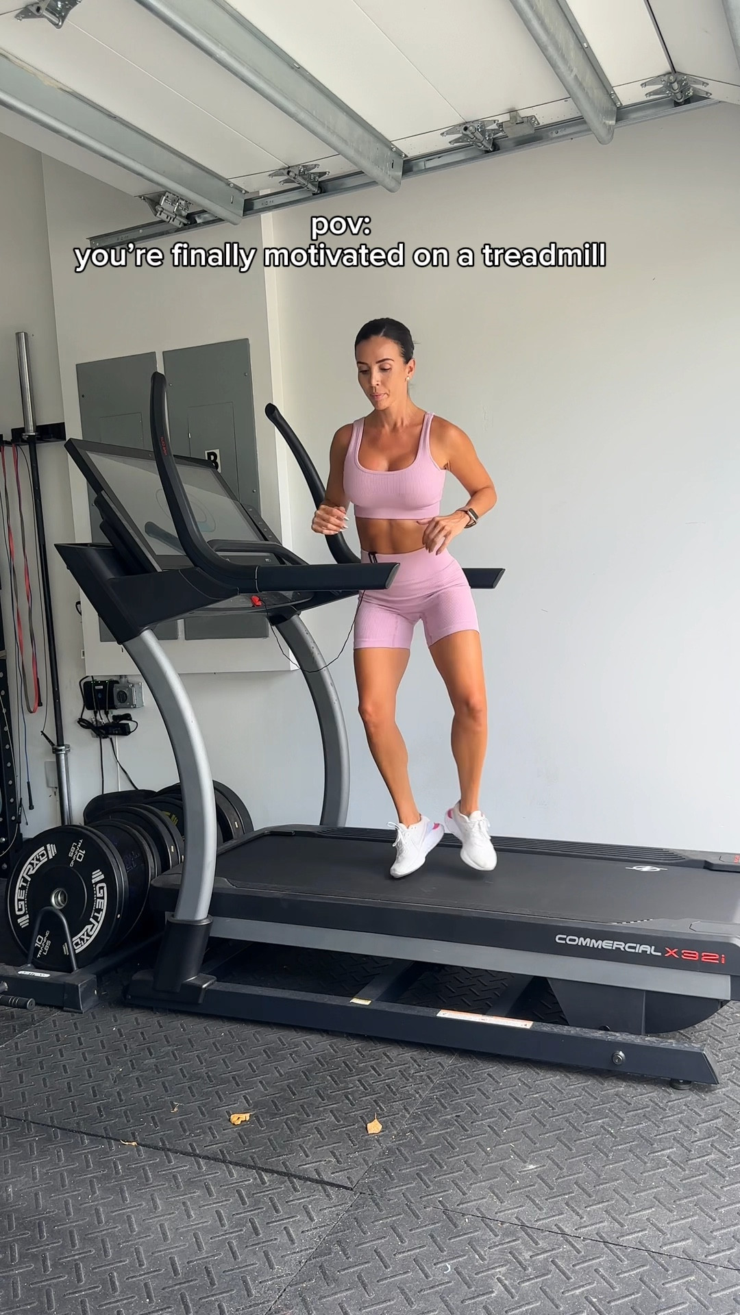 Amazon ribbed workout set in action! I was pleasantly surprised by how great this fit & also bought it in blue! I’m wearing a size small! 💓🌸

#LTKActive #LTKVideo #LTKfitness